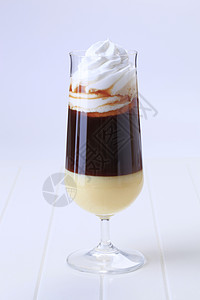 液化咖啡奶油咖啡玻璃牛奶饮料热饮背景图片