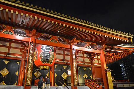 浅草神庙旅游神道旅行观光寺庙背景图片