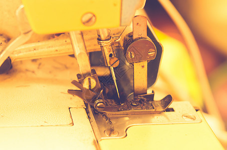 缝织机工具衣服工艺缝纫裁缝工业手工业机器纺织品工厂背景图片