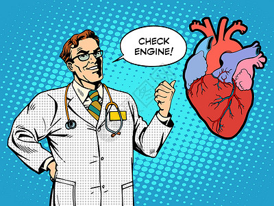 血管外科检查发动机医生医疗心脏健康;设计图片