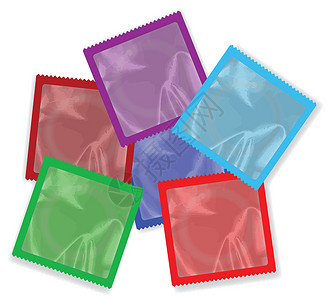 安全套彩色收集袖子男人包装润滑疾病怀孕滑轮方法性别收藏背景图片