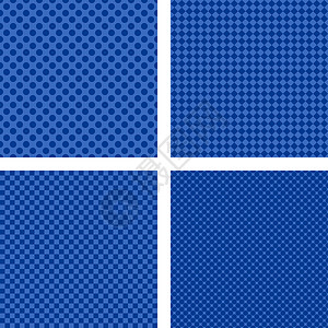 简单蓝色条纹蓝底背景集背景盒子检查收藏墙纸设计斑点长方形正方形几何背景图片
