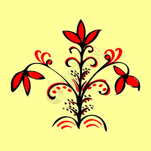 红魔法花的民族模式背景图片