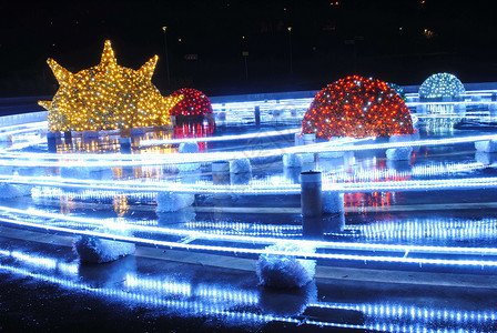 圣诞灯装饰品花园玩具背景图片