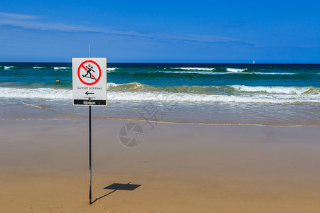 禁止冲浪背景图片