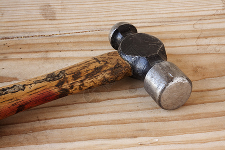 重锤工具维修棕色乐器工作金属锤子木头背景