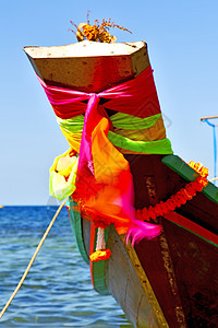 海和南中国海的翻船背景图片