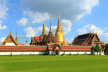 巴达拉翡翠佛寺全称泰国曼谷金子建筑学恶魔艺术寺庙扫管出处雕像地标背景