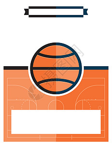 篮球游戏 Flaer 讲解横幅邀请函插图平面法庭传单设计比赛梦幻派对背景图片