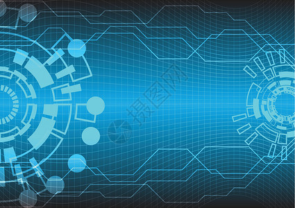 抽象技术背景木板横幅互联网蓝色海报概念艺术硬件芯片电路背景图片