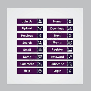 Web 设计按钮主题下载分页标签导航盒子团体界面框架商业菜单背景图片