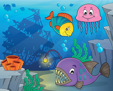 海洋动物群专题图像3背景图片