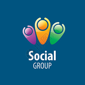 社会群体徽标帮助友谊合伙圆圈多样性教育网络插图商业协会背景图片