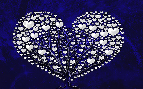 爱树感情压痛植物背景图片