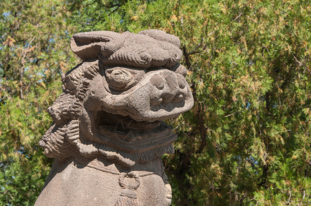 中国狮子数字旅游神话文化宗教历史旅行纪念碑背景图片