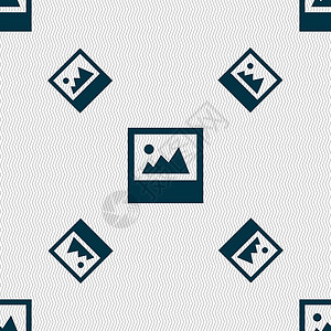 tif格式图片文件 JPG 图标符号 具有几何纹理的无缝模式 韦克托网络标签照片阴影图片按钮创造力格式邮票徽章插画