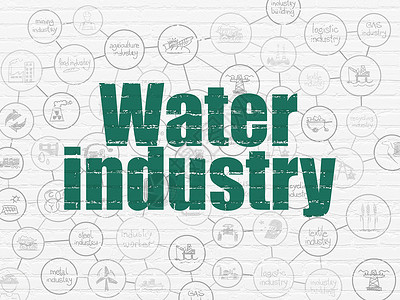 背景墙上的行业概念水工业工程生产植物建筑绘画建筑学制造业活力炼油厂图表背景图片