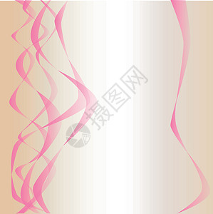 粉色丝带背景女性派对海报女性化生日艺术品婚礼庆典卡片绘画背景图片