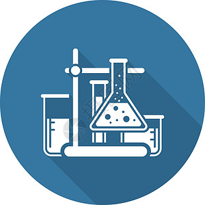 化学仪器图标实验室分析图标 平面设计药店瓶子学校工具科学大学玻璃药剂师化学品烧瓶设计图片