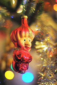 圣诞树装饰品玩具背景图片