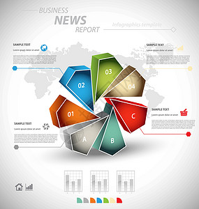 业务信息图表模板数据小册子网络教育展示统计知识界面报告文档背景图片