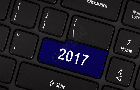 蓝色按钮201日历键盘商业插图笔记本电脑背景图片