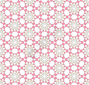 六边粉色纺织品模式蓝色织物马赛克白色红色装饰几何风格墙纸几何学背景图片