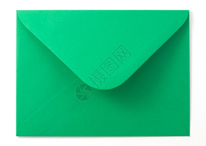 绿色信封折叠邮政邮件背景图片
