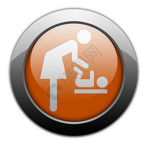 图标按钮立方图婴儿变化纽扣纸尿裤卫生标识指示牌卫生间象形浴室洗手间苗圃背景图片