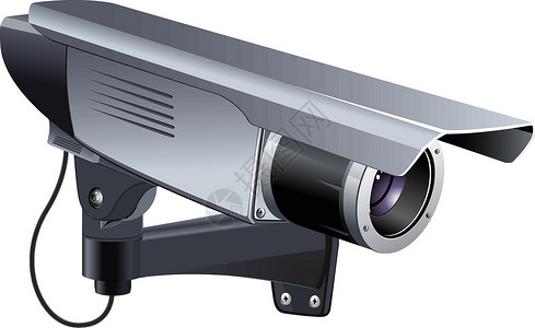 安全警报C闭路电视矢量图技术监控会议监视视频光学间谍警报相机摄像机设计图片