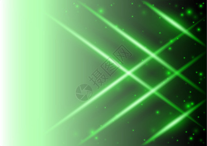 绿色抽象背景名片烟火星星繁星插图光束海报辉光射线点点背景图片