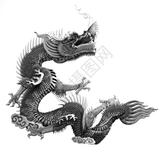 中国风格的龙雕像旅行雕塑艺术传统宗教装饰品文化动物建筑学背景图片