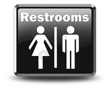 图标 按钮 平方图洗手间女性休息室象形标识贴纸女士男性插图文字男人背景图片