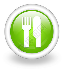 餐馆图标图标 按钮 平方图 食堂 餐厅厨房徽标午餐插图小酒馆银器象形美食早餐标识背景
