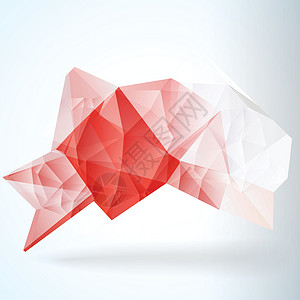 几何三角抽象矢量背景冰山阴影折纸石头印迹马赛克夹子艺术网络插图背景图片
