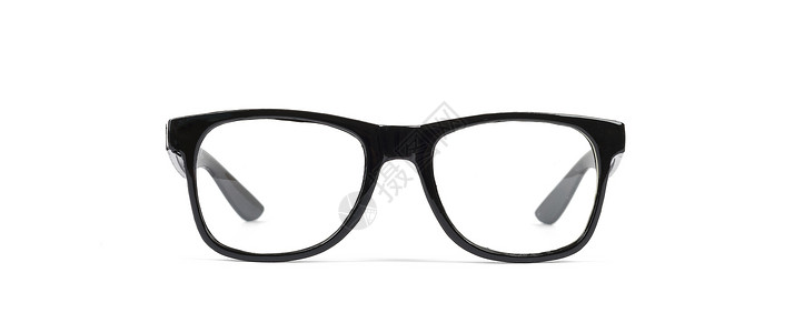黑眼镜对等塑料黑色镜片框架光学手表背景图片