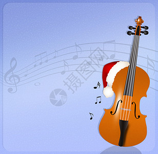 圣诞音乐会旋律奇观新年娱乐乐器交响乐音乐展示插图背景图片