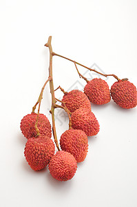 淋巴分会荔枝红色植被水果情调食物异国背景图片