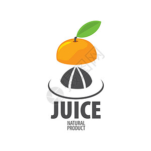 新鲜果汁的标识生态柠檬橙子植物水果数字标签食物插图饮食背景图片