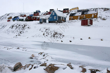 斯科斯比松格陵兰旅行海景旅游冒险环境海洋海岸冰山背景