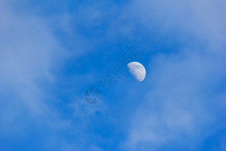 傍晚的月亮背景图片