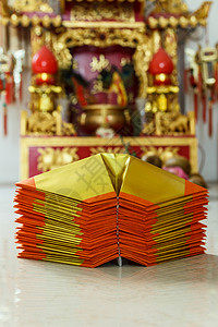 五中会精神中国纸面艺术用于礼拜上帝烧伤金子文化死亡神社现金仪式精神奉献背景