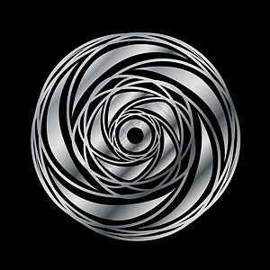 圆圈边界文化民间青铜装饰品黑色艺术滚动曲线斑点金属背景图片