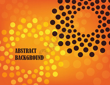 橙色抽象背景 向量斑点横幅橙子卡片黄色标签框架插图棕色风格背景图片
