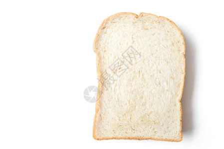 切片面包面包片白色食物影棚背景图片