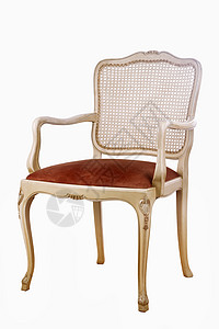 贵重椅子木头扶手椅装饰白色房地产客厅奢华停留织物建筑学背景图片