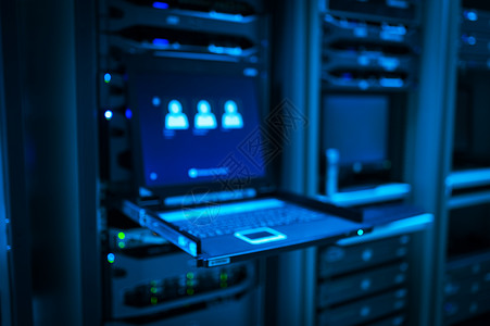 网络服务器力量系统数据农场云计算人员安保储存电子安全背景