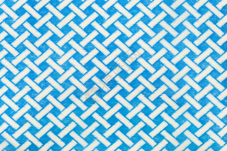 蓝色和白色模式的纺织品衣服材料织物纤维小地毯折叠丝绸服饰帆布棉布背景图片