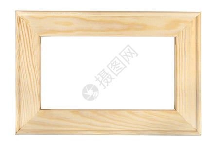 白色背轮的木画图框空白艺术边界装饰摄影木头长方形风格古董绘画背景图片