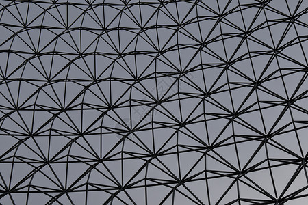 钢板的美丽图案格子照片线条网络多边形天空三角形金属背景图片